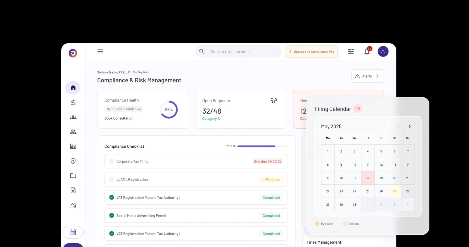Illustration showcasing DocuBay's AI-powered business solutions