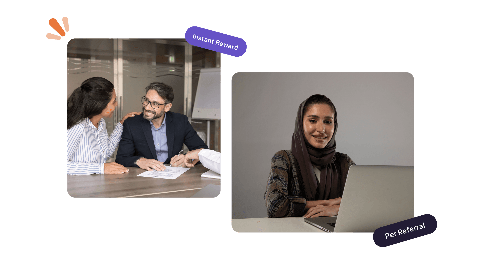 Illustration of DocuBay referral program.