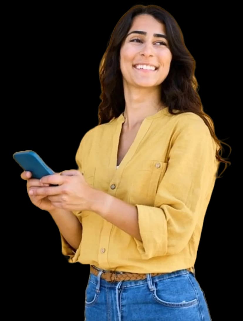 Professional sales representative ready to assist customers with inquiries in a business setting