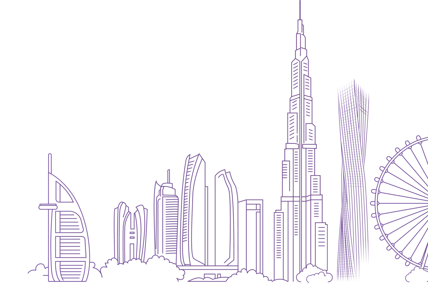 Dubai skyline showcasing the vibrant UAE business environment.